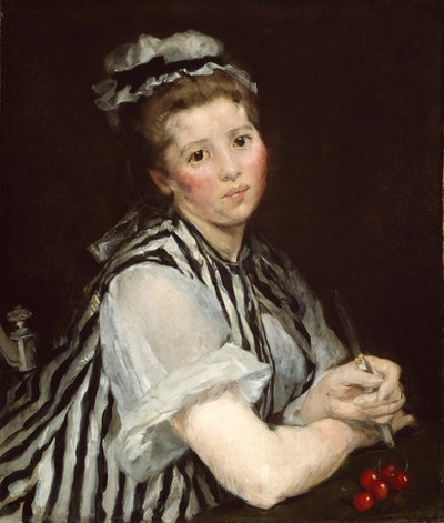 Ragazza con ciliegie da Eva Gonzalès