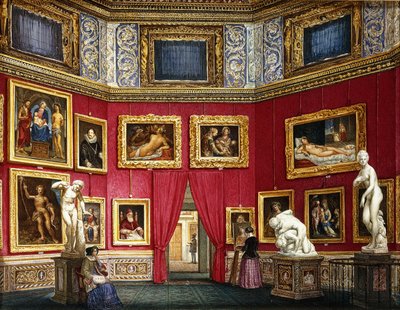 Figure in una galleria d