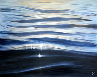Perle de la Mer, 2023 (olio su tela) da Eva Volf