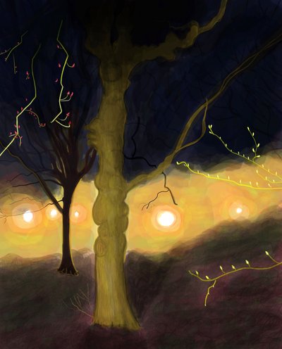 5:20 MProspect Park, Brooklyn (arte digitale) da Evan Sklar