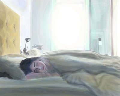 Ava Sleeping , Brooklyn (arte digitale) da Evan Sklar