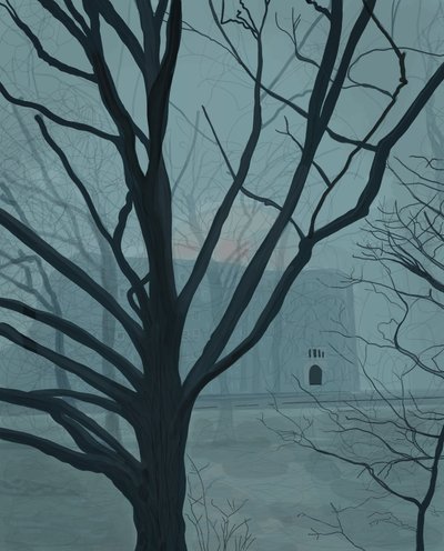 Parco Fog Prospekt, Brooklyn (arte digitale) da Evan Sklar