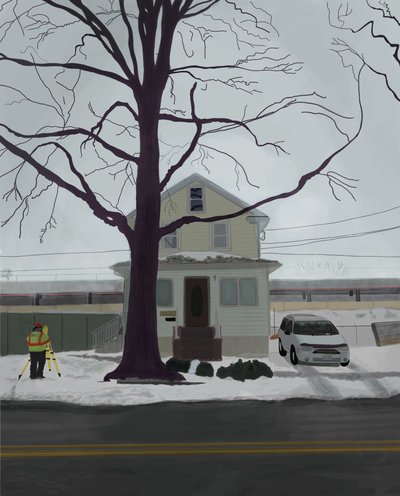 Jamaica, Queens (arte digitale) da Evan Sklar