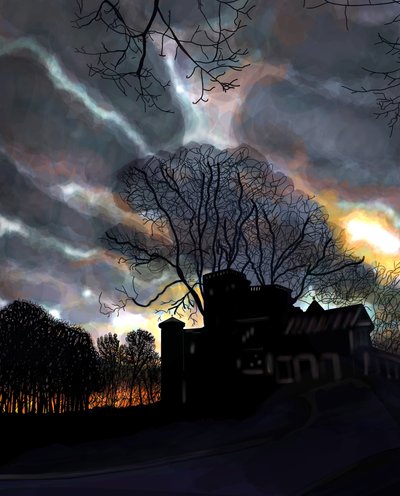 Litchfield, Manor, Prospect Park, Brooklyn (arte digitale) da Evan Sklar