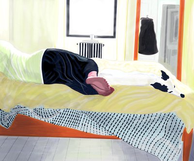 Michelle e Minnie che sonnecchiano, Brooklyn (arte digitale) da Evan Sklar