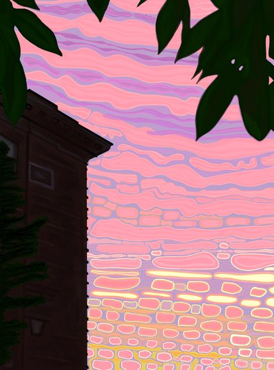 Settembre, 6 AM, 7 street (arte digitale) da Evan Sklar