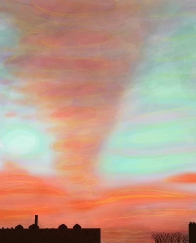 Vista su Brooklyn (arte digitale) da Evan Sklar