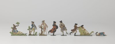 Figurine di stagno realizzate dai Fratelli Moravi di Zeist da Evangelische Broedergemeente