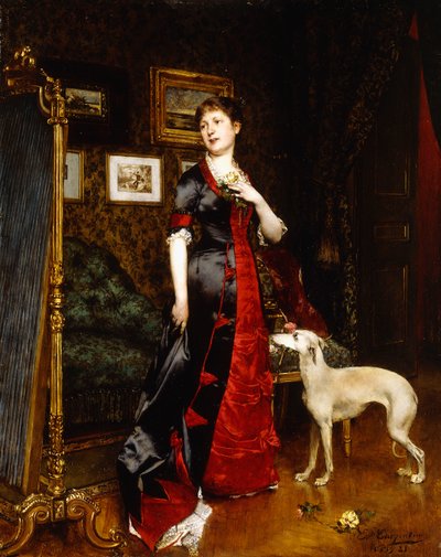 Il nuovo vestito, 1888 da Evariste Carpentier