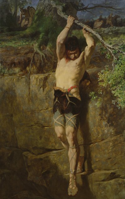 Fuga di un prigioniero gallico da Evariste Vital Luminais