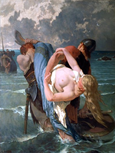 Pirati della Normandia, c1842-1896 da Evariste Vital Luminais