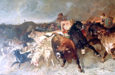 Saccheggiatori, 1867 da Evariste Vital Luminais