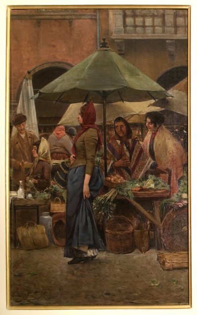 Piazza delle erbe 1892 da Evaristo Cappelli