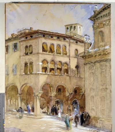 Veduta di Modena, XX secolo da Evaristo Cappelli