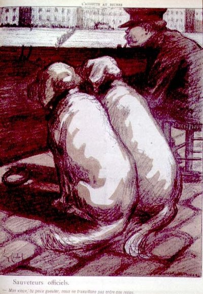 I Bagnini Ufficiali, "Vecchio mio, puoi gridare, ma non lavoriamo durante i pasti", p.1183 da 
