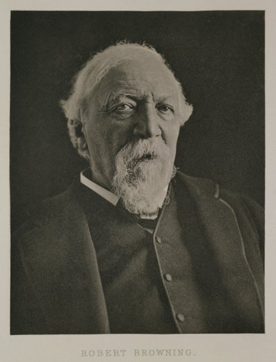 Ritratto di Robert Browning (1812-89), c.1889 da Eveleen Myers