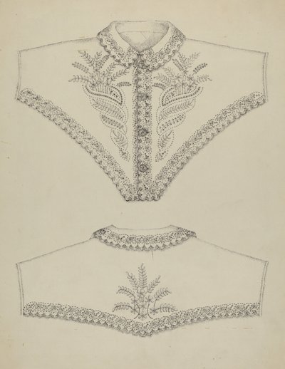 Vestaglia ricamata da Evelyn Bailey