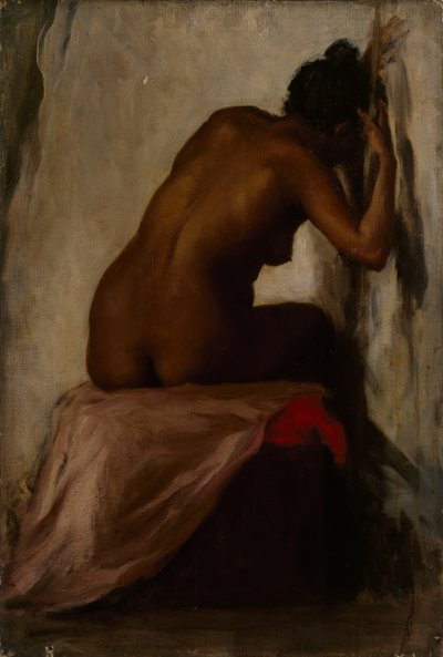 Figura femminile seduta, c.1898 da Evelyn Cheston