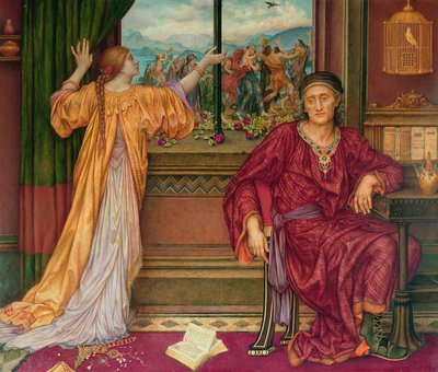 La gabbia dorata da Evelyn De Morgan