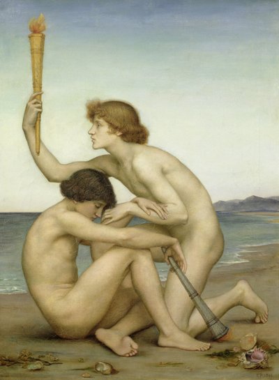 Fosforo e Vespero, 1881 da Evelyn De Morgan