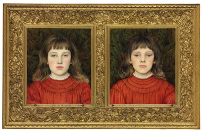 Ritratti di Alice Mildred e Winifred Julia Spencer Stanhope, 1884 da Evelyn De Morgan