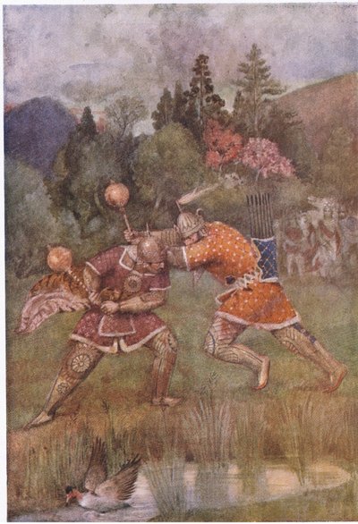 Bhima scagliò la sua mazza con furia da Evelyn Paul