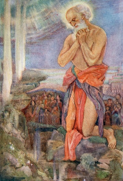Elia che prevale sui sacerdoti di Baal da Evelyn Paul
