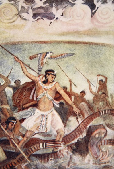Horus in battaglia, illustrazione da 