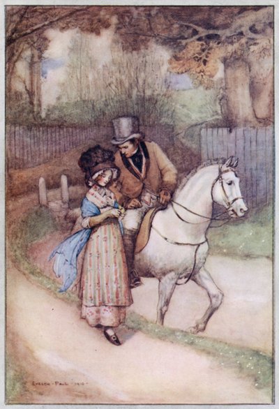 Illustrazione per Cranford di Mrs Gaskell da Evelyn Paul