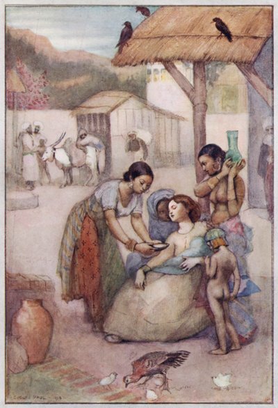 Illustrazione per Cranford di Mrs Gaskell da Evelyn Paul