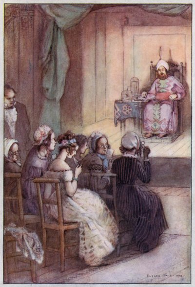 Illustrazione per Cranford di Mrs Gaskell da Evelyn Paul