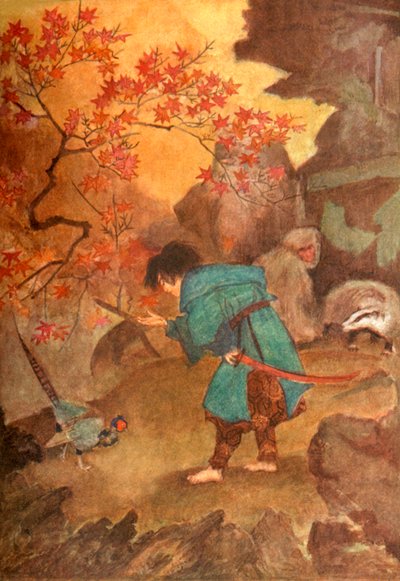 Momotaro e il Fagiano, 1912 da Evelyn Paul