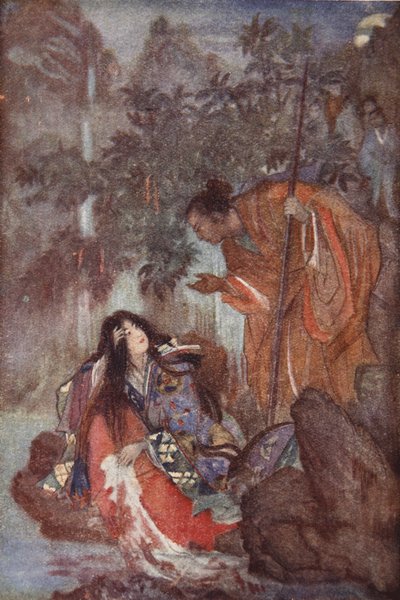 Raiko e la fanciulla incantata, illustrazione da 
