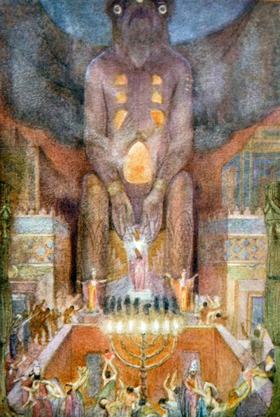 Sacrificio a Bel, 1916 da Evelyn Paul