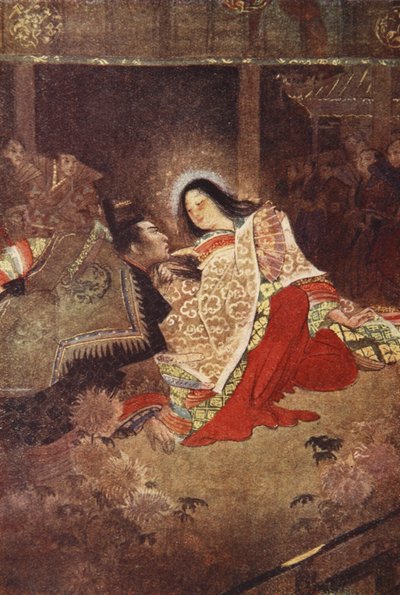 Il Mikado e la fanciulla del gioiello, illustrazione da 