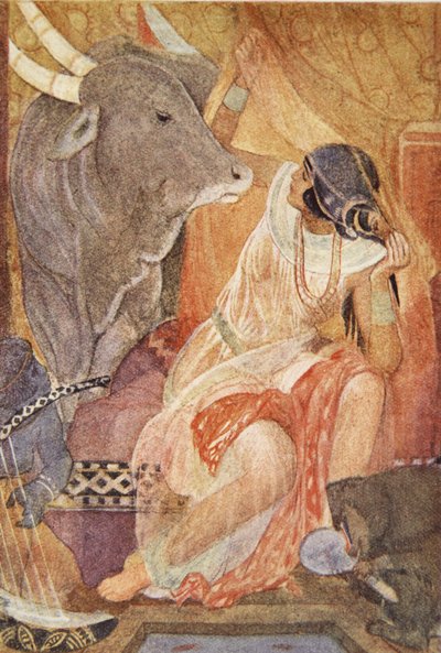 Il tradimento della moglie di Bitou, illustrazione da 