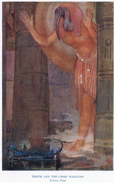 Thoth e il capo mago, illustrazione da 