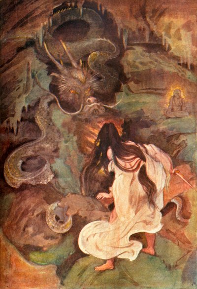 Tokoyo e il serpente marino, 1912 da Evelyn Paul