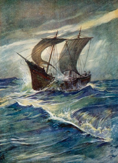 Illustrazione per i giovani pellegrini da Evelyn Stuart Hardy