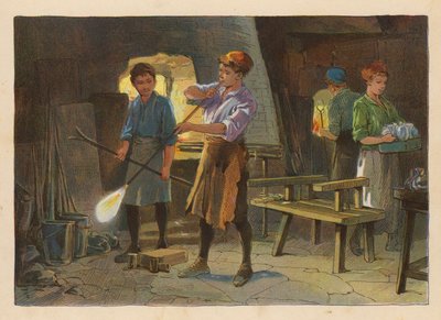 Piccoli lavoratori: Soffiare il vetro da Evelyn Stuart Hardy