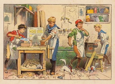 Piccoli lavoratori: Il falegname da Evelyn Stuart Hardy