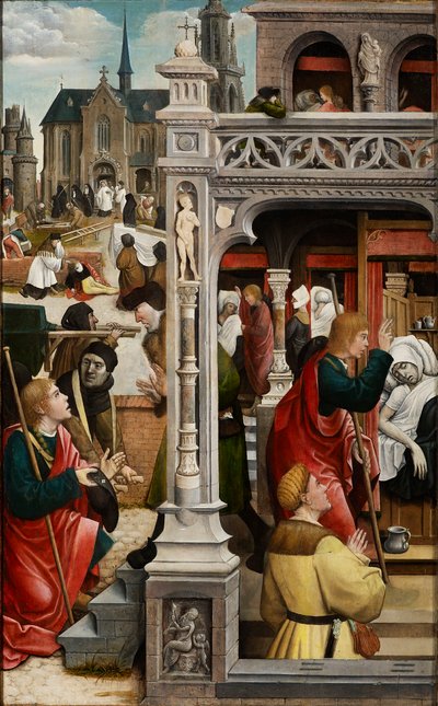 Scena della vita di San Rocco da Everaert Orley