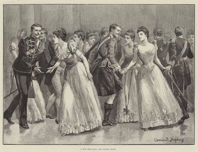 Un Ballo di Capodanno, la Catena delle Signore da Everard Hopkins