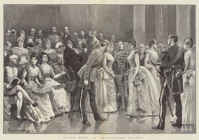 Un ballo di stato a Buckingham Palace da Everard Hopkins