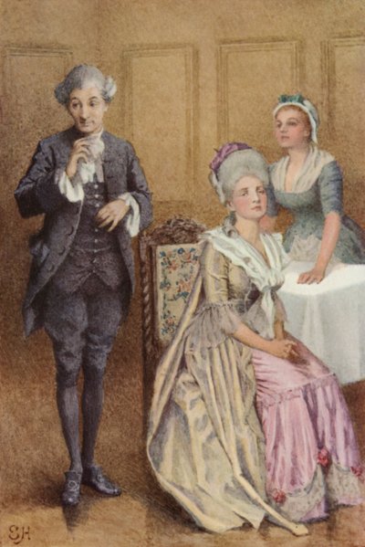 Illustrazione per A Sentimental Journey di Laurence Sterne da Everard Hopkins