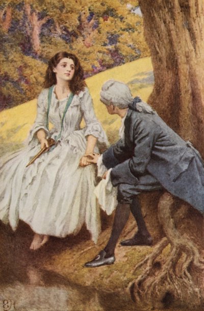 Illustrazione per A Sentimental Journey di Laurence Sterne da Everard Hopkins