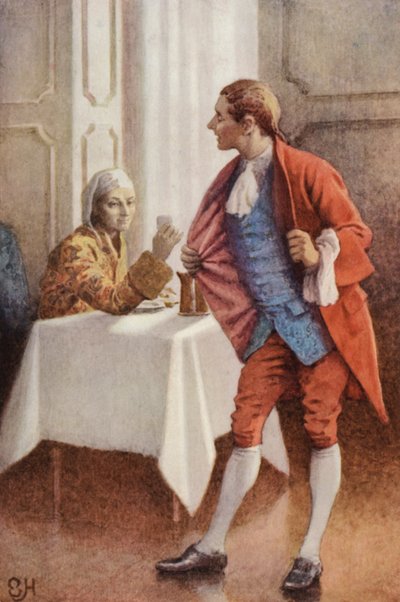 Illustrazione per A Sentimental Journey di Laurence Sterne da Everard Hopkins