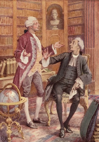 Illustrazione per A Sentimental Journey di Laurence Sterne da Everard Hopkins