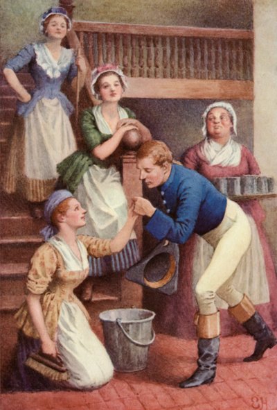 Illustrazione per A Sentimental Journey di Laurence Sterne da Everard Hopkins