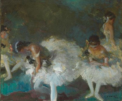 Ballerini dietro le quinte da Everett Shinn